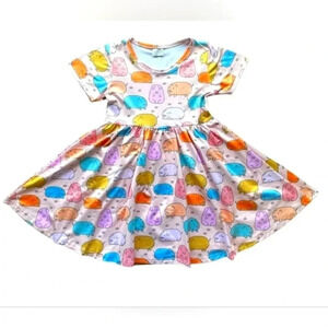 GIRLS twirl piggy dress 7/8